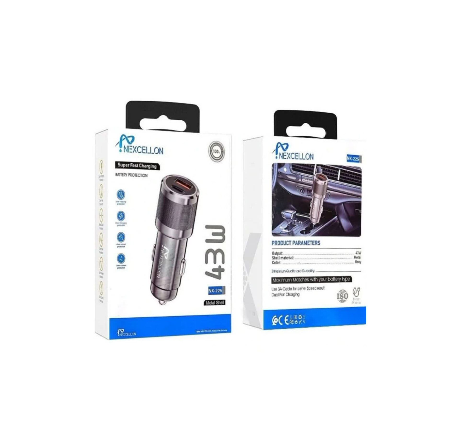 شارژر فندکی NEXCELLON NX-225 43W