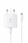 شارژر سامسونگ مدل EP-T2510 25W سه پین همراه کابل اصل برد سولوم ساخت ویتنام +۶ ماه گارانتی + کابل اصل