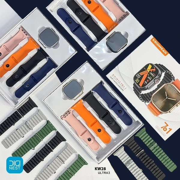 ساعت هوشمند KW28 Ultra3 با نمایشگر AMOLED و GPS